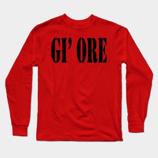 Gi ore Broad Yorkshire and Sheffield Dialect Long Sleeve T-Shirt